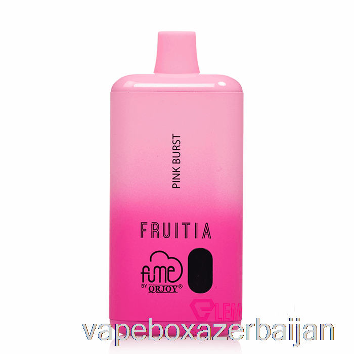 Vape Azerbaijan Fruitia x Fume 8000 Disposable Pink Burst